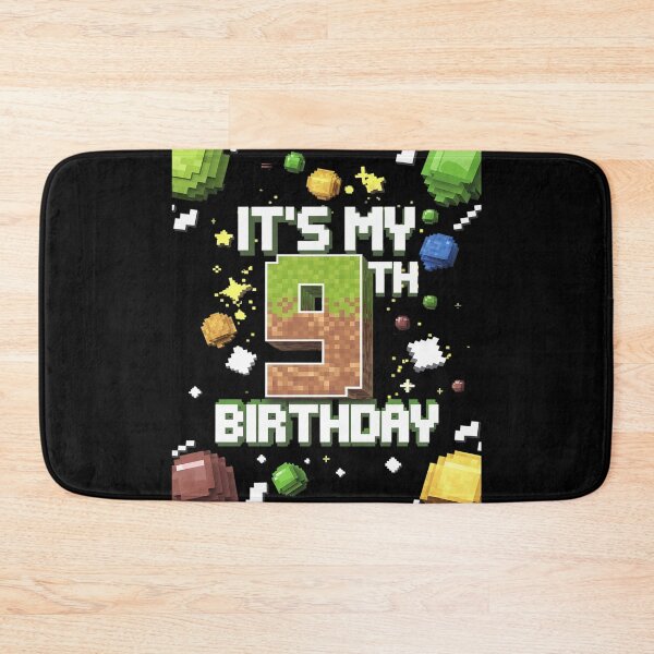 Item preview, Birthday Boy It's My 9th Birthday Gamer Pixel Number 1  designed and sold by MarryIsMonth.