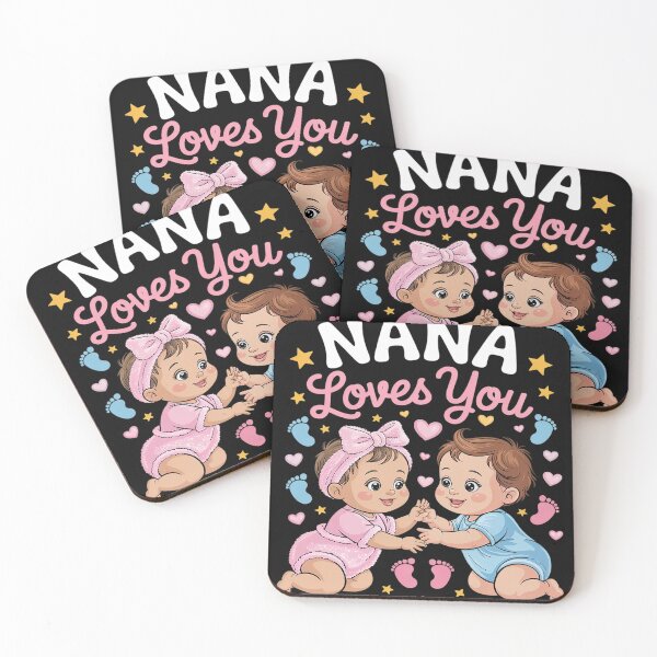 Item preview, Pink Or Blue Nana Loves You Baby Gender Reveal Keeper  designed and sold by InspiredFoul.