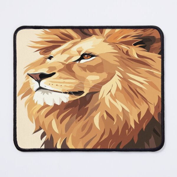 Item preview, Modern Illustrated Lion with Simplified Mane designed and sold by mari0n980.