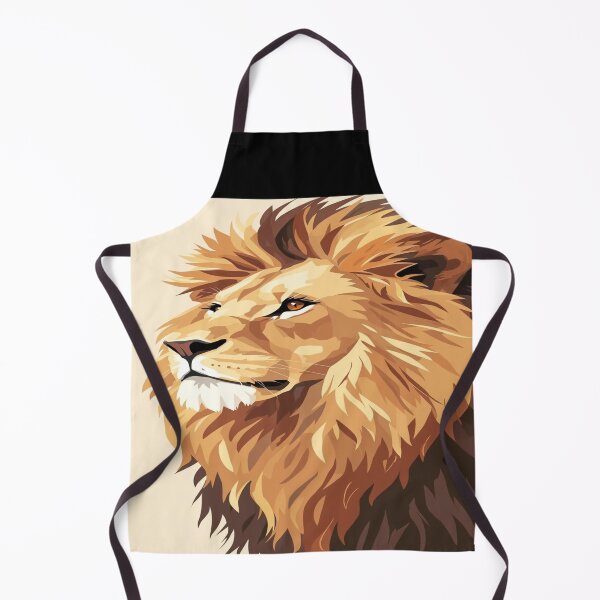 Item preview, Modern Illustrated Lion with Simplified Mane designed and sold by mari0n980.