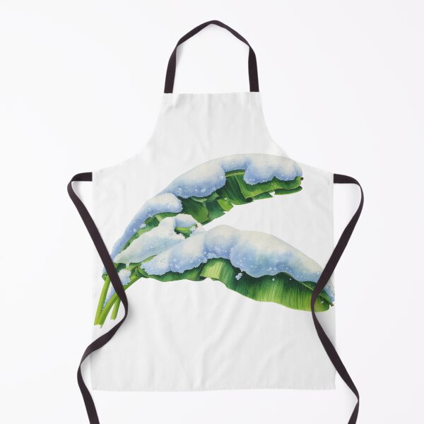 Item preview, Snowy Banana Leaf Watercolor designed and sold by Litely.