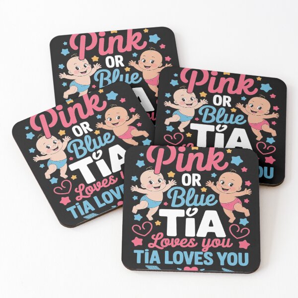 Item preview, Pink Or Blue Tia Loves You Baby Gender Reveal Party  designed and sold by InspiredFoul.