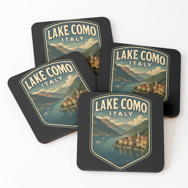 Item preview, Lake Como Italy Vintage Travel designed and sold by TomFrontierArt.