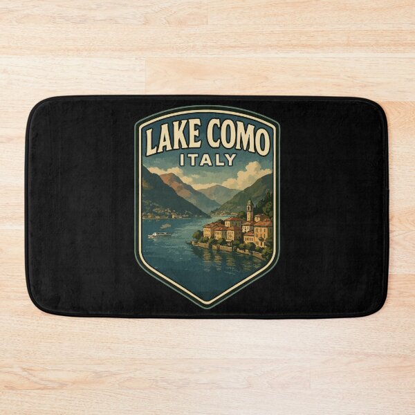 Item preview, Lake Como Italy Vintage Travel designed and sold by TomFrontierArt.