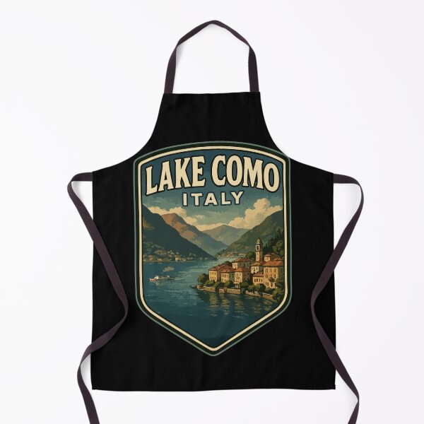 Item preview, Lake Como Italy Vintage Travel designed and sold by TomFrontierArt.