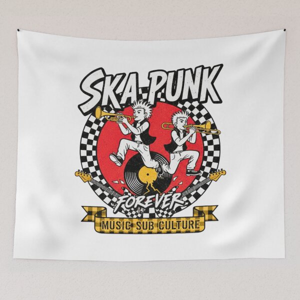 Item preview, Copy of 90s Ska Punk Rocker Tee - Retro Two Tone Music Vibe Apparel designed and sold by FitEnvy.