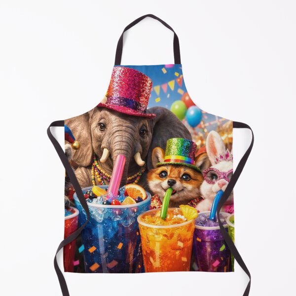 Item preview, Hilarious Animals Drinking from Large Cups with Straws designed and sold by M-Y-A-R-T-.