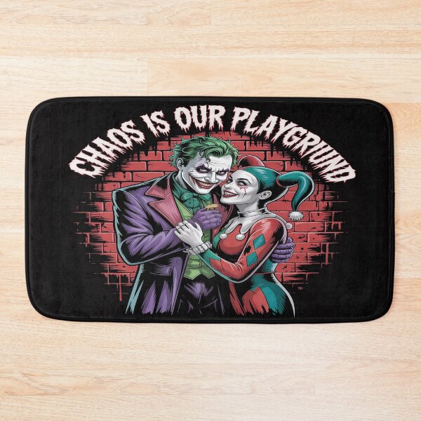 Item preview, Chaos Is Our Playground - Joker and Harley Quinn Couple Art designed and sold by Midnight Veil Designs.