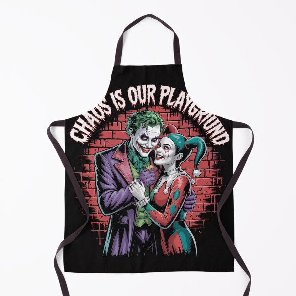 Item preview, Chaos Is Our Playground - Joker and Harley Quinn Couple Art designed and sold by Midnight Veil Designs.