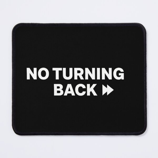 Item preview, NO TURNING BACK – Minimalist Motivational Design designed and sold by daila70.