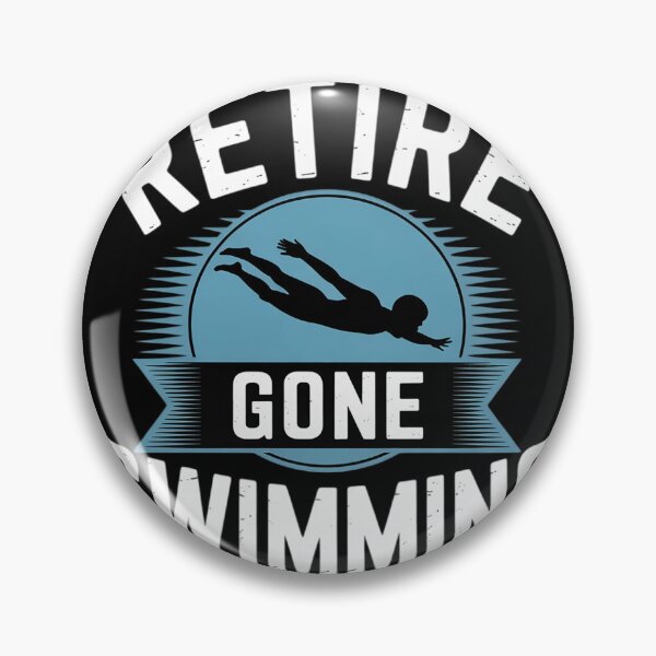 Item preview, Retired Gone Swimming Retirement For Swimmers  designed and sold by KotexTemu.