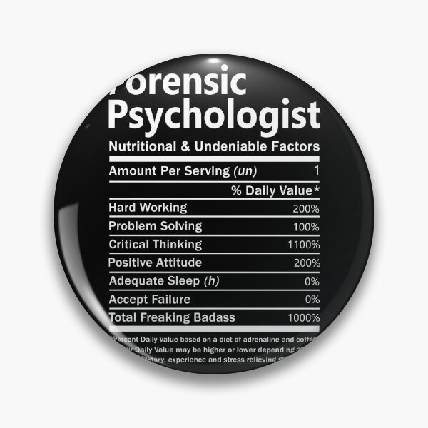 Item preview, Forensic Psychologist designed and sold by Streanin.