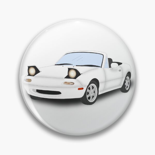 Item preview, White Mazda MX5 MK1 designed and sold by Cl03xoart.