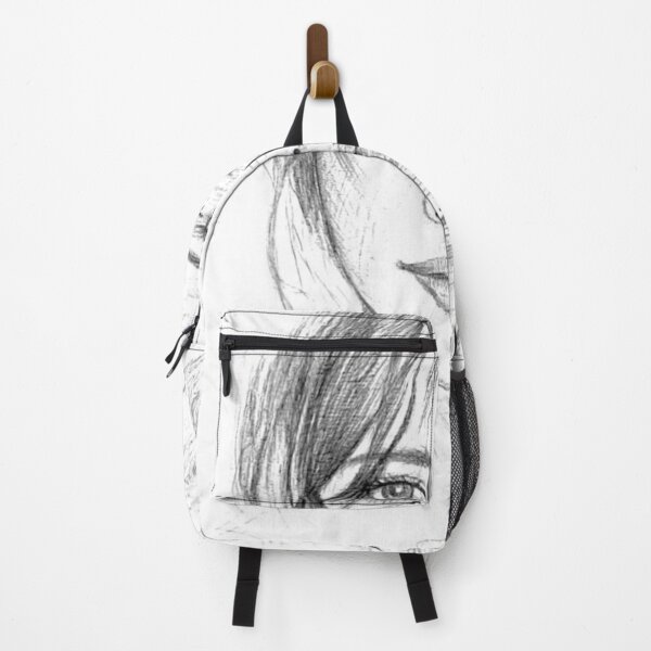 Item preview, Surreal Woman Face Sketch with Birds and Mountains. designed and sold by Hiteshartstudio.