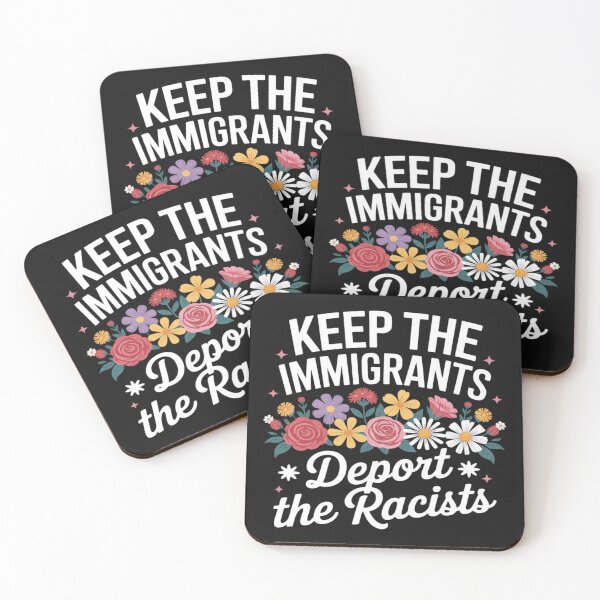 Item preview, Wildflower Keep The Immigrants Deport The Racists Immigrants designed and sold by Rackaam.