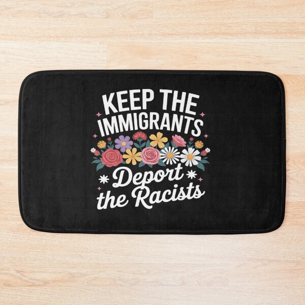Item preview, Wildflower Keep The Immigrants Deport The Racists Immigrants designed and sold by Rackaam.