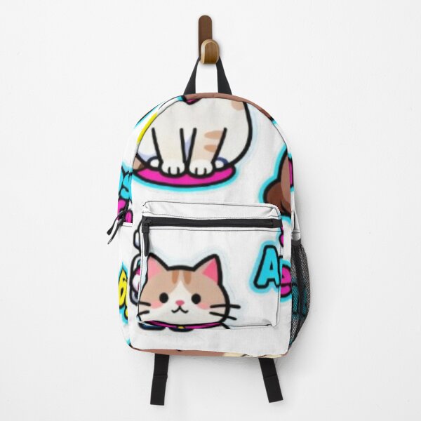 Item preview, Stay Awesome Dream Big – Cute Cat, Sloth & Astronaut Sticker Pack designed and sold by MiniPrintMagic.
