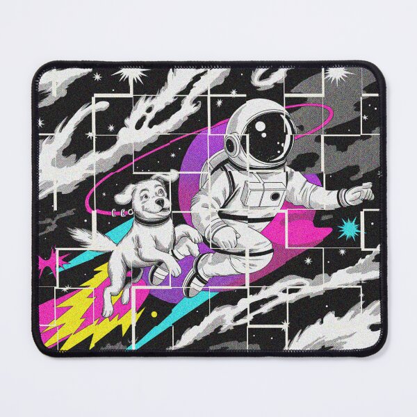 Item preview, Astronaut and Dog – Space Adventure tshirt desgin designed and sold by Grxcreation.