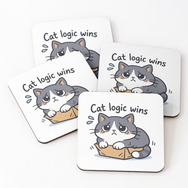 Item preview, Cat Logic Wins designed and sold by SnappyPNG.