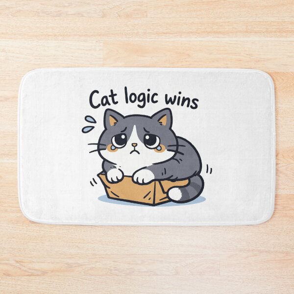 Item preview, Cat Logic Wins designed and sold by SnappyPNG.