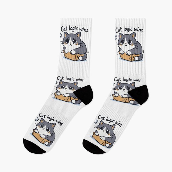 Item preview, Cat Logic Wins designed and sold by SnappyPNG.