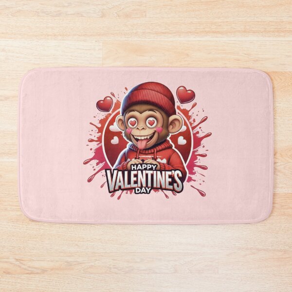 Item preview, Cute Monkey Valentine's Day Love Design designed and sold by rjjvstudio26.