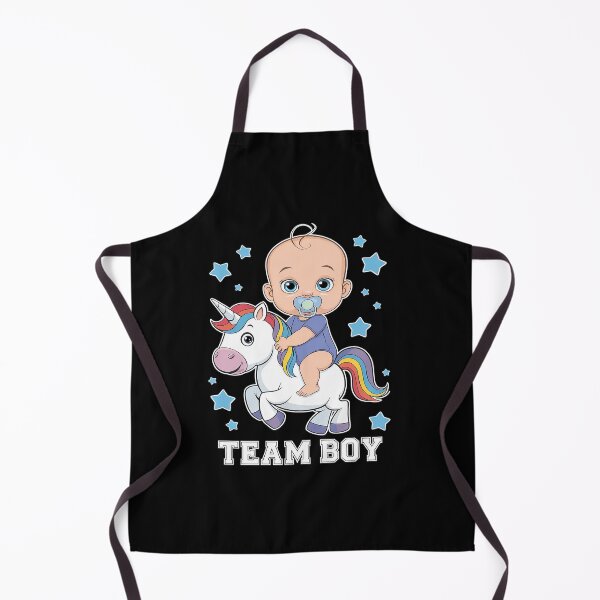 Artikelvorschau, Ankündigung der Gender-Reveal-Party für Team Junge: Baby-Einhorn entworfen und verkauft von InspiredFoul.