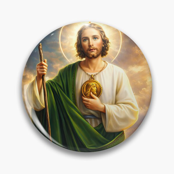 Item preview, Saint Jude Thaddeus – Cinematic Devotional Portrait of Hope and Miracles designed and sold by FaithCreatives.