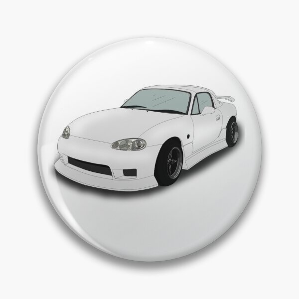 Item preview, White Mazda Mk2 MX5 designed and sold by Cl03xoart.