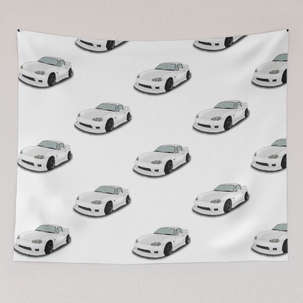 Item preview, White Mazda Mk2 MX5 designed and sold by Cl03xoart.