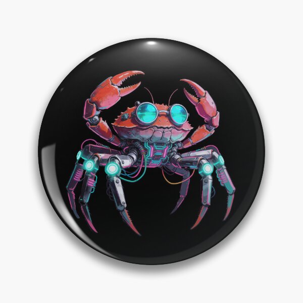 Item preview, Cyberpunk Mecha Crab with Goggles designed and sold by SajQ.