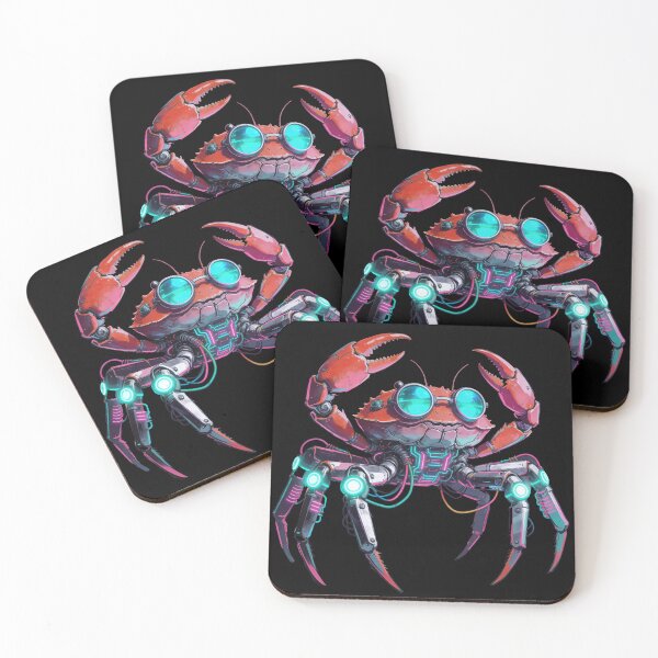 Item preview, Cyberpunk Mecha Crab with Goggles designed and sold by SajQ.
