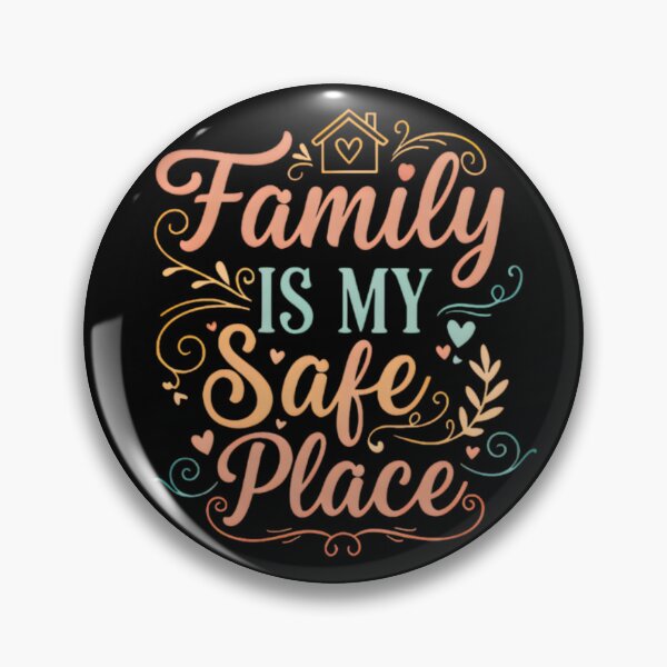 Item preview, Pastel Family Quote Typography Shirt - Safe Place Design designed and sold by YumeForge.