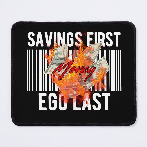 Item preview, Savings First Ego Last – Money Mindset Minimal Quote designed and sold by Art Loom.