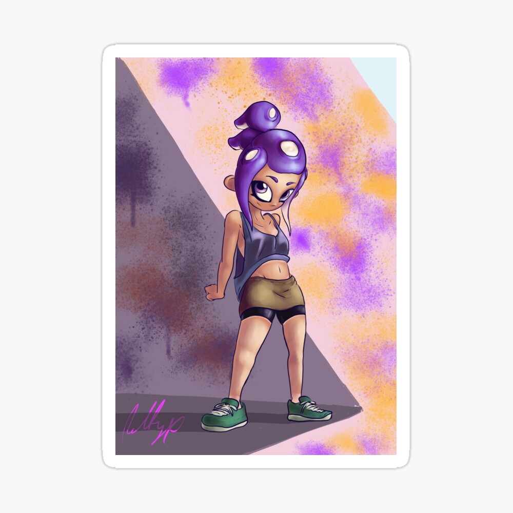 Tan Octoling Hairstyle 2