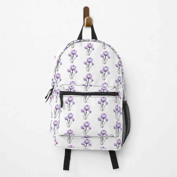 Item preview, Floral Sketch of Purple Irises designed and sold by Petalandfur.