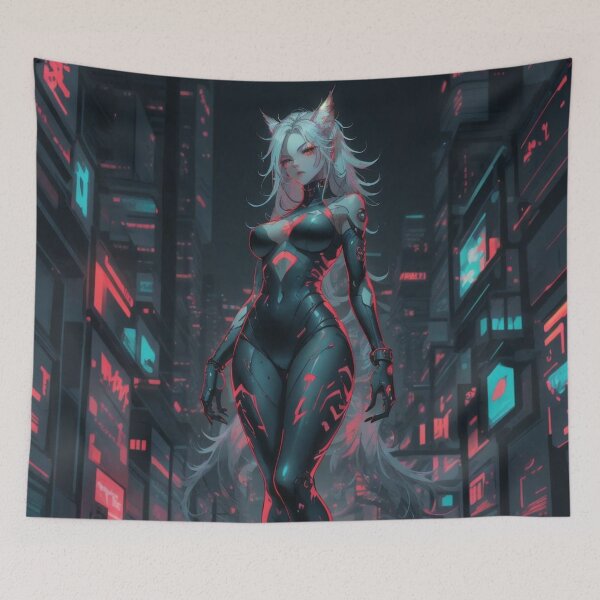 Item preview, Cyberpunk Kitsune designed and sold by RaF71PrO.