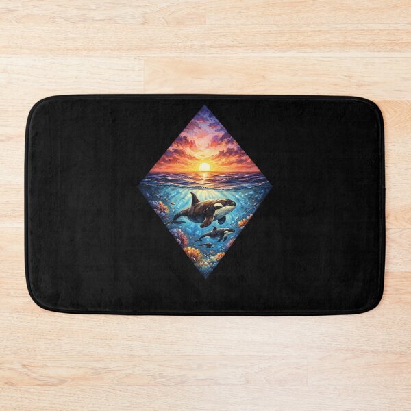 Item preview, Orca Sunset Artwork designed and sold by Planetporridge.