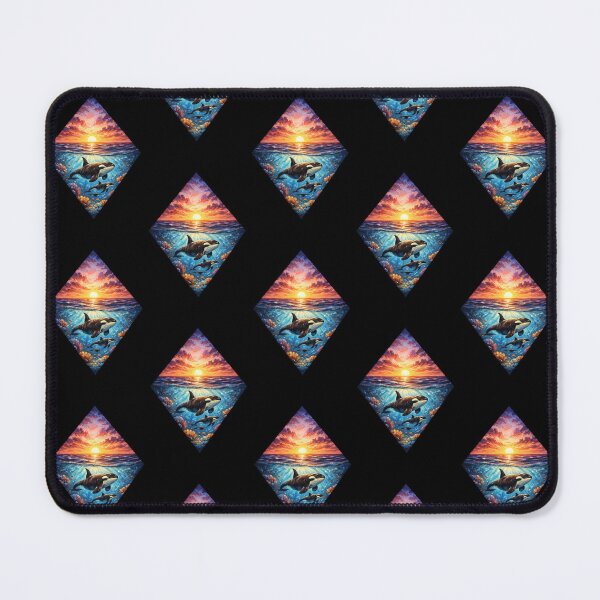 Item preview, Orca Sunset Artwork designed and sold by Planetporridge.