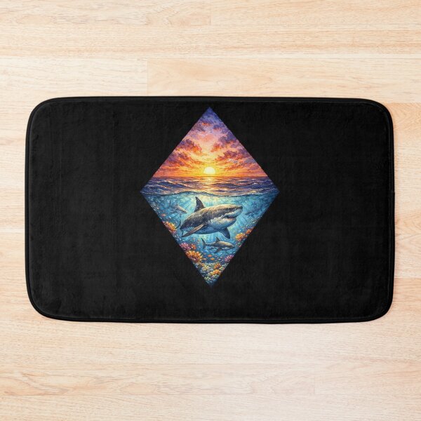 Item preview, Shark Sunset Artwork designed and sold by Planetporridge.