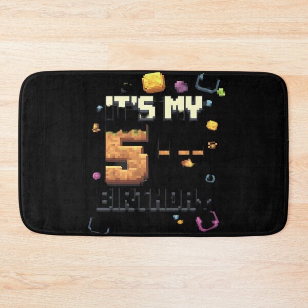 Item preview, Birthday Boy It's My 5th Birthday Video Game Pixel 1  designed and sold by MarryIsMonth.