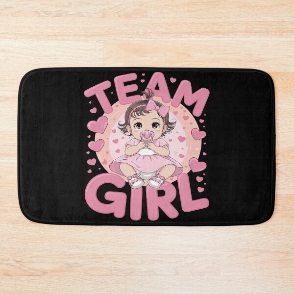 Item preview, Team Girl Baby Announcement Gender Reveal Party Team Pink  designed and sold by InspiredFoul.