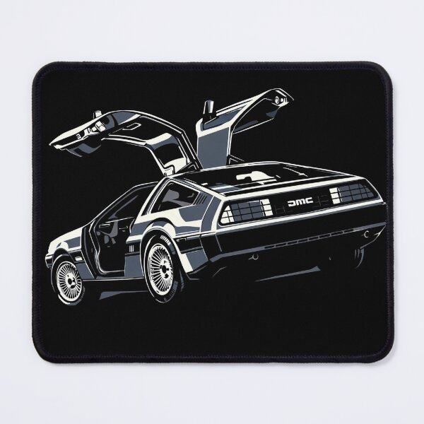 Item preview, DeLorean DMC-12 Gullwing – Retro Futuristic Car Illustration designed and sold by Stinky Lincy's Apparel Company.