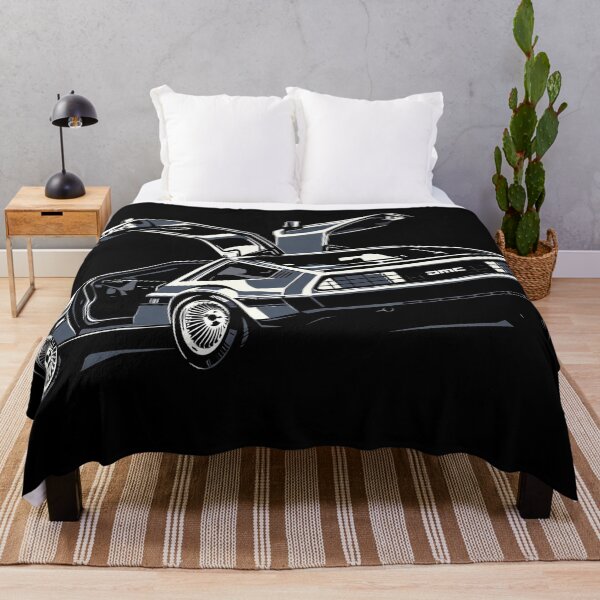 Item preview, DeLorean DMC-12 Gullwing – Retro Futuristic Car Illustration designed and sold by Stinky Lincy's Apparel Company.