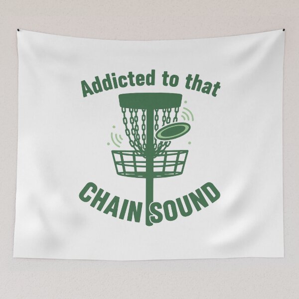 Item preview, Disc Golf Addicted To That Chain Sound Funny Disc designed and sold by LuminOrb.