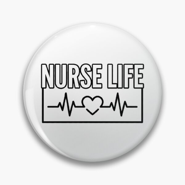Item preview, Nurse Life Heartbeat Typography designed and sold by PixelHub1.