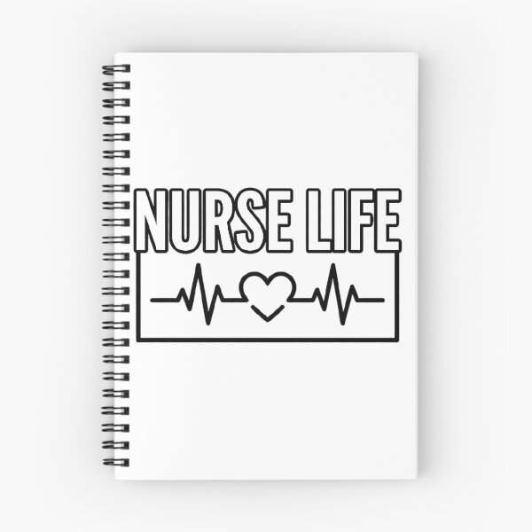 Item preview, Nurse Life Heartbeat Typography designed and sold by PixelHub1.