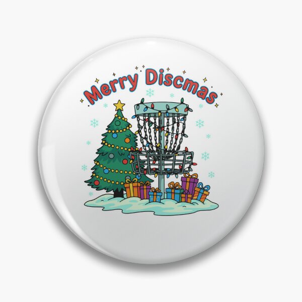 Item preview, Merry Discmas Disc Golf Basket Christmas Tree designed and sold by LuminOrb.