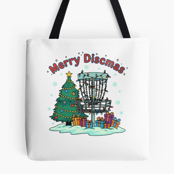 Item preview, Merry Discmas Disc Golf Basket Christmas Tree designed and sold by LuminOrb.