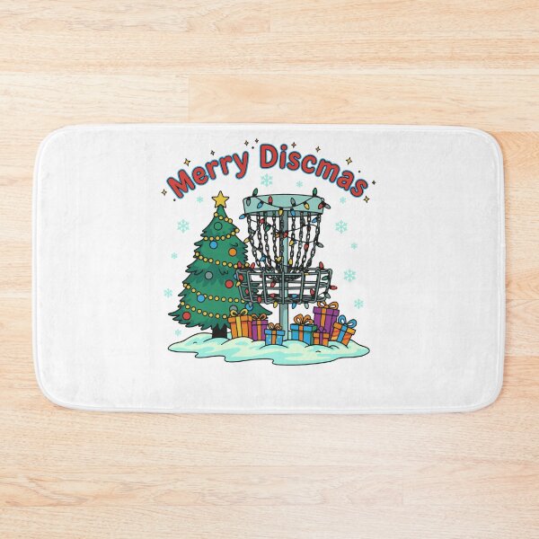 Item preview, Merry Discmas Disc Golf Basket Christmas Tree designed and sold by LuminOrb.